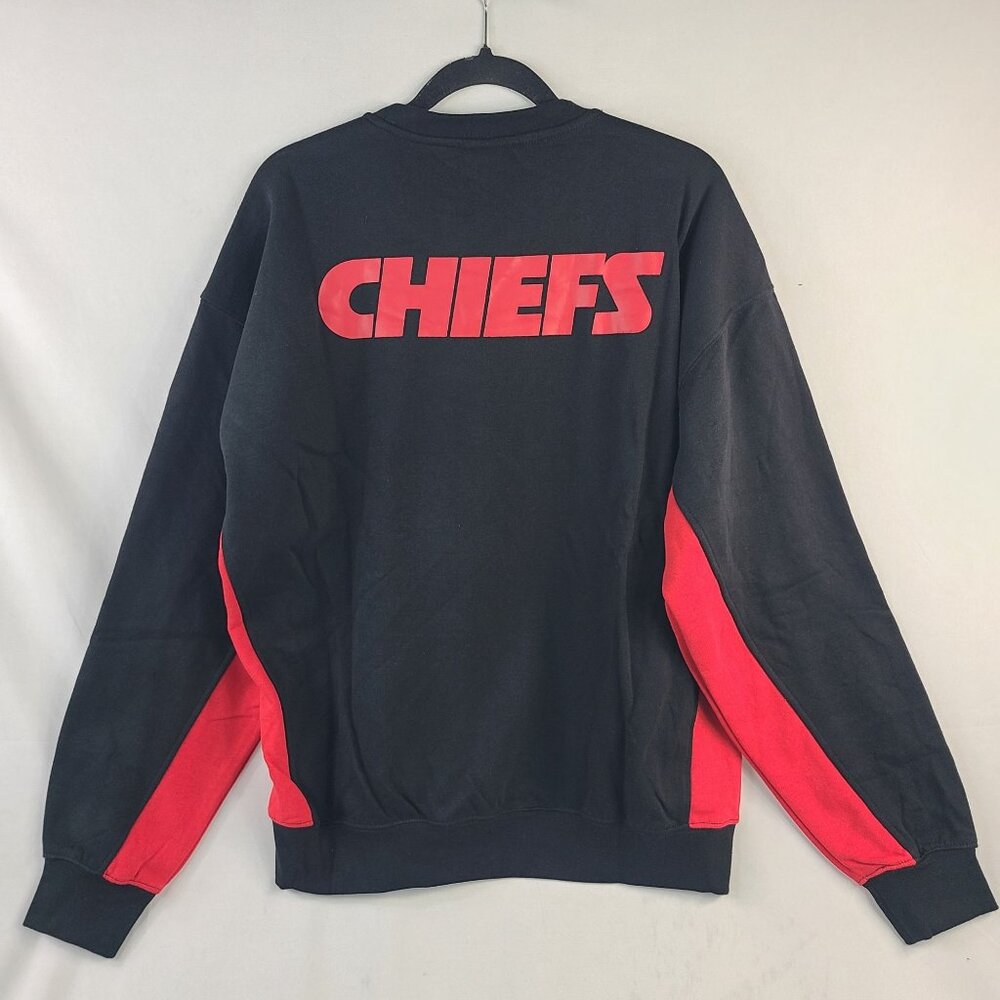 NEW Kansas City Chiefs Black & Red NFL Ultra Game Crewneck Sweatshirt Sz M - Picture 4 of 6